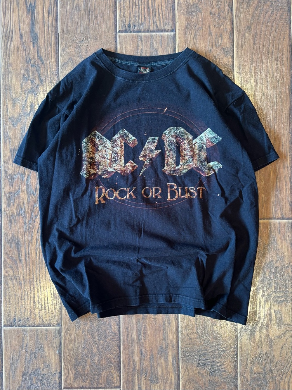 Vintage Y2K AC/DC Rock or Bust Band Shirt